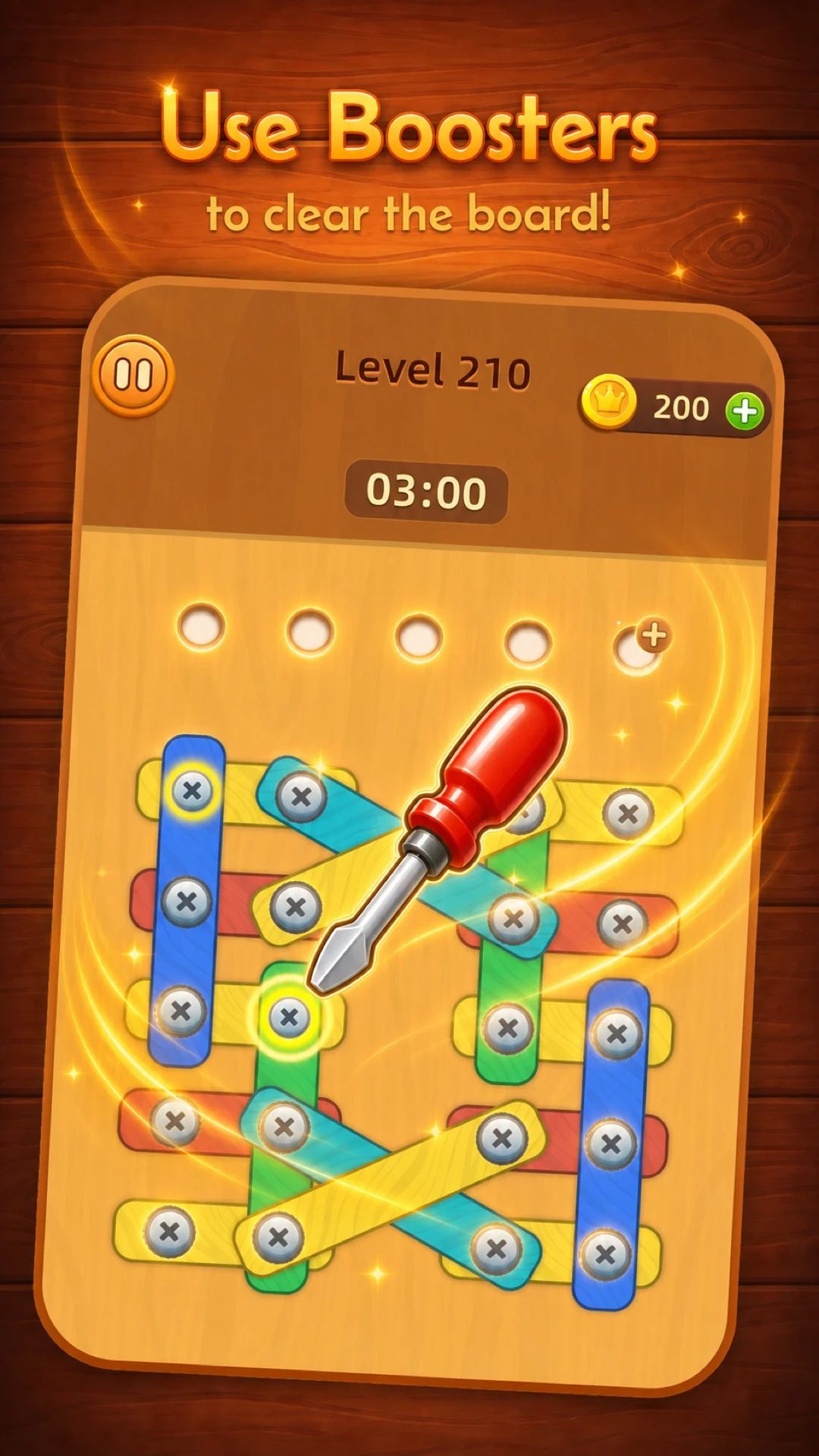 Screw Nuts - Wood Bolts screenshot
