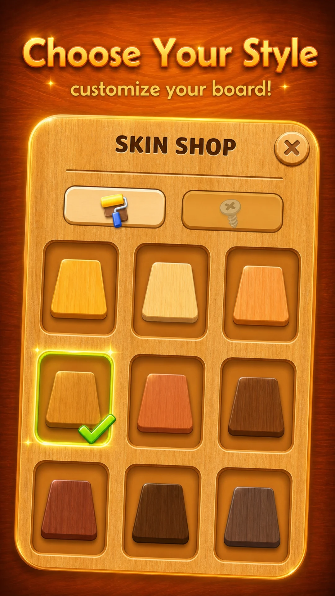 Screw Nuts - Wood Bolts screenshot