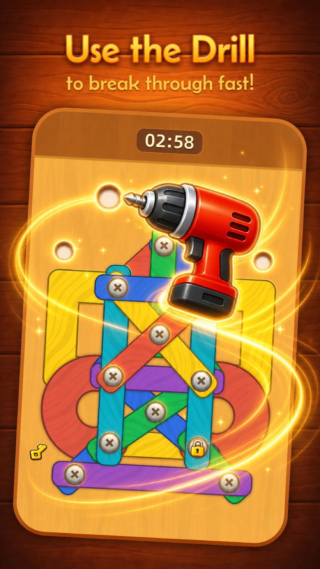 Screw Nuts - Wood Bolts screenshot