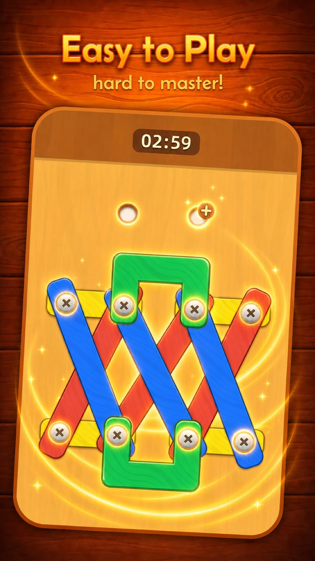 Screw Nuts - Wood Bolts screenshot