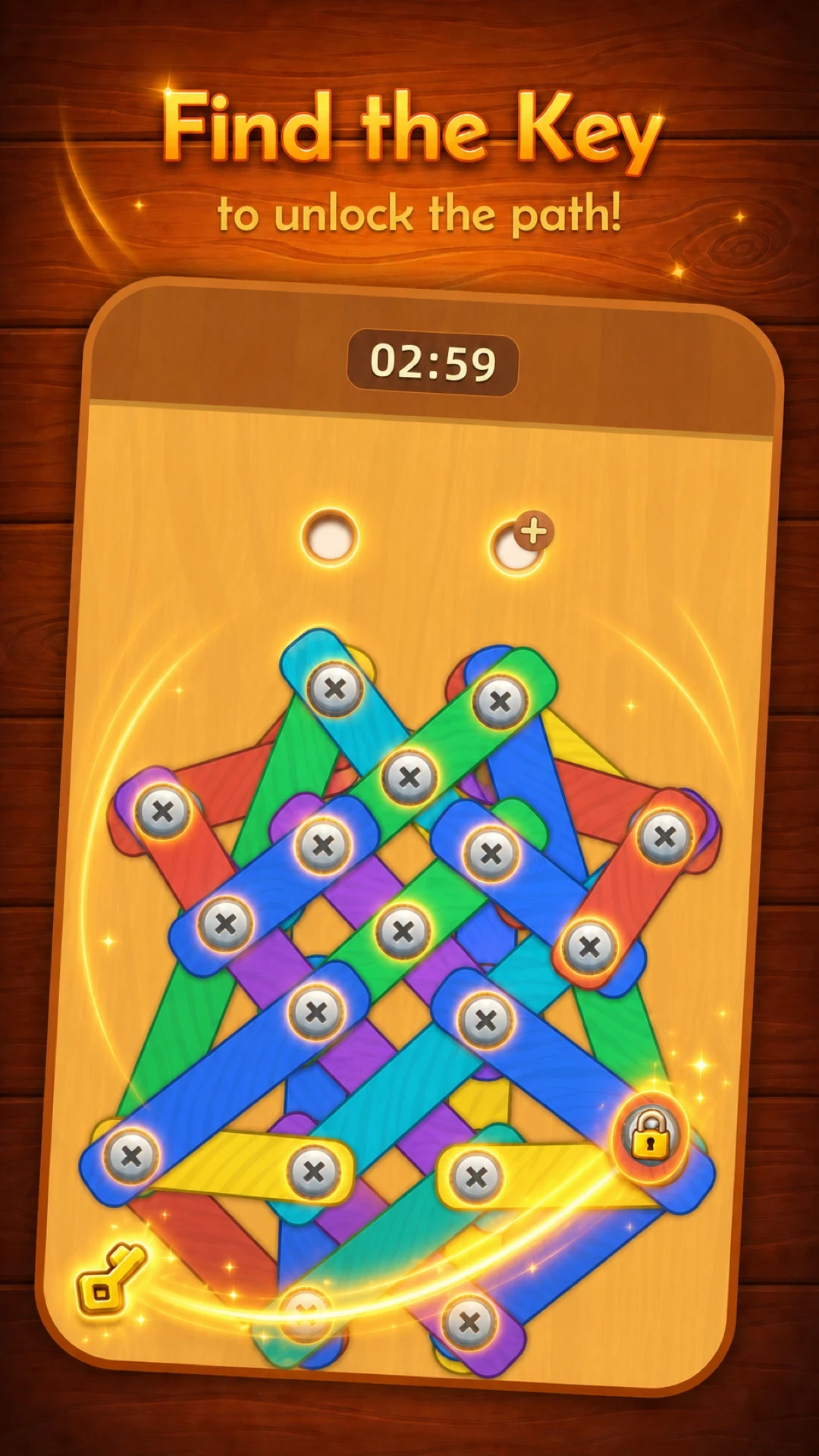 Screw Nuts - Wood Bolts screenshot